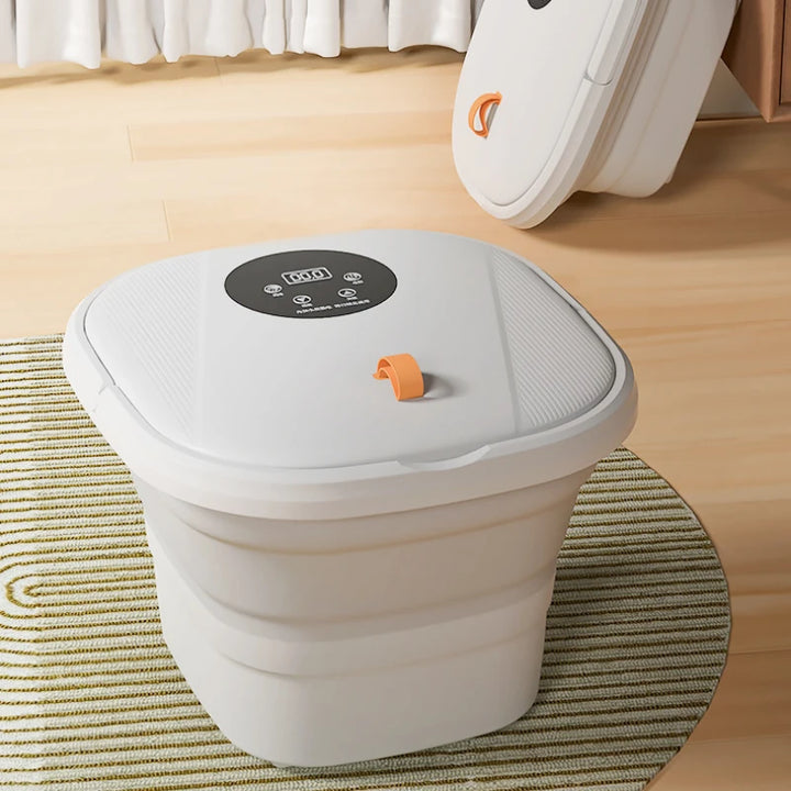 Foldable Electric Foot Bath Tub with Heat and Massage