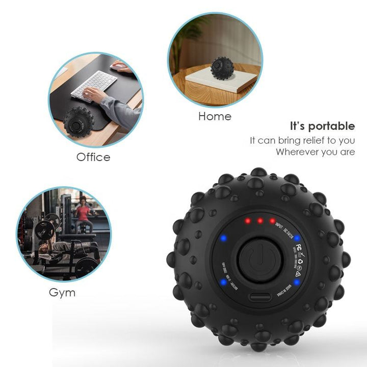 Vibrating Massage Ball — Target Deep Knots Foam Rollers Miss