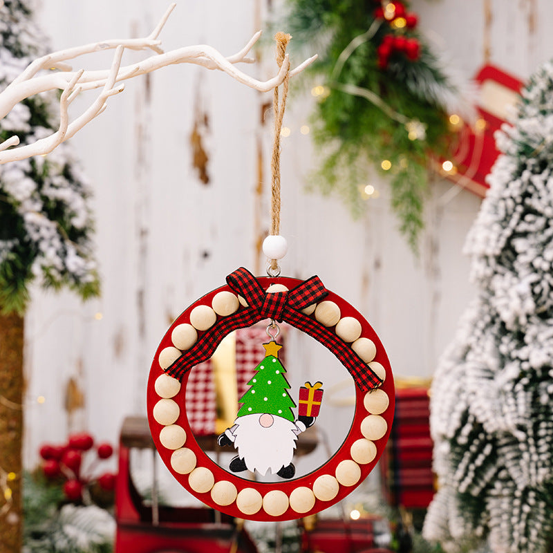 Wooden Christmas Gnome Ornaments For Rustic Cheer