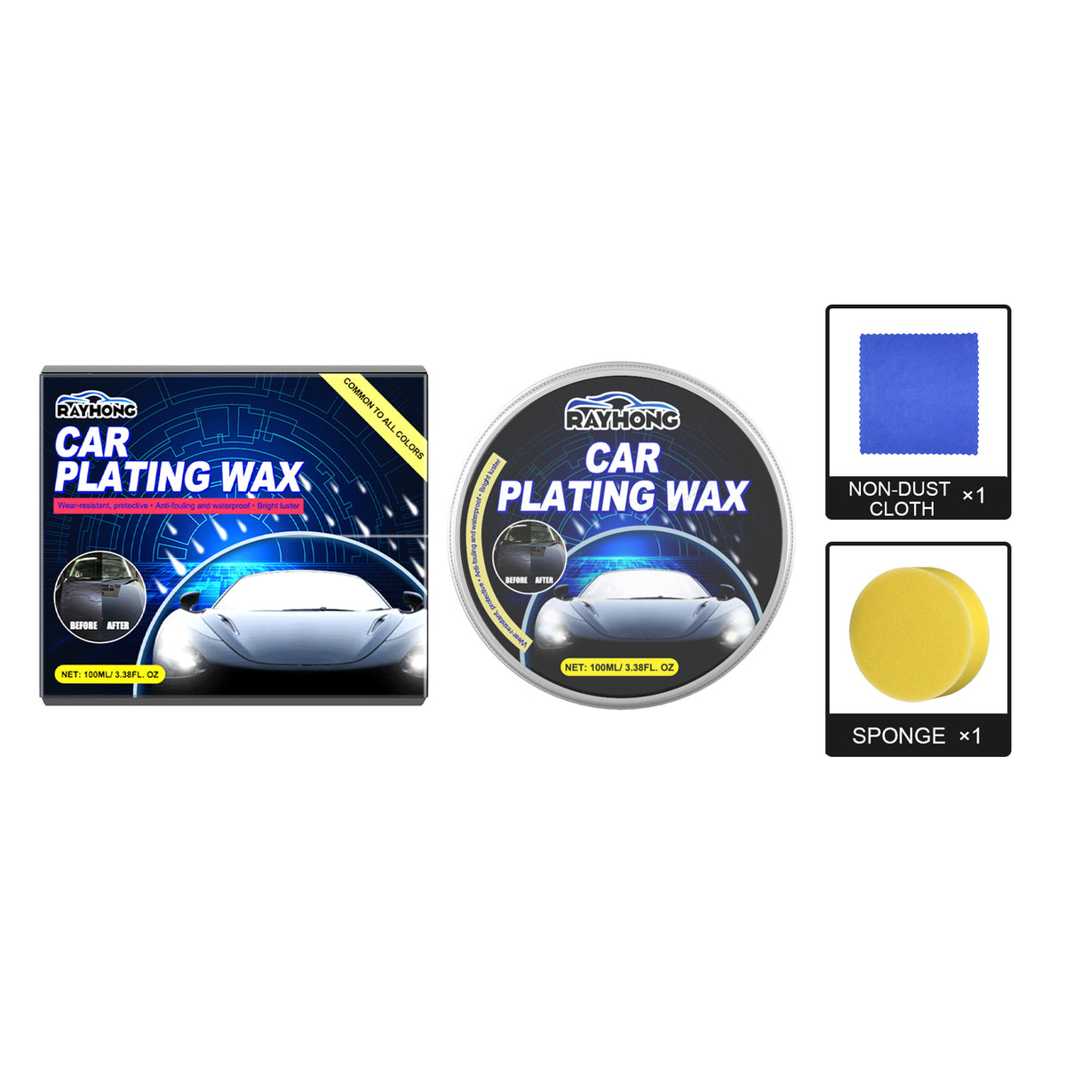 Car Wax Coating for Glossy Paint Protection Finish