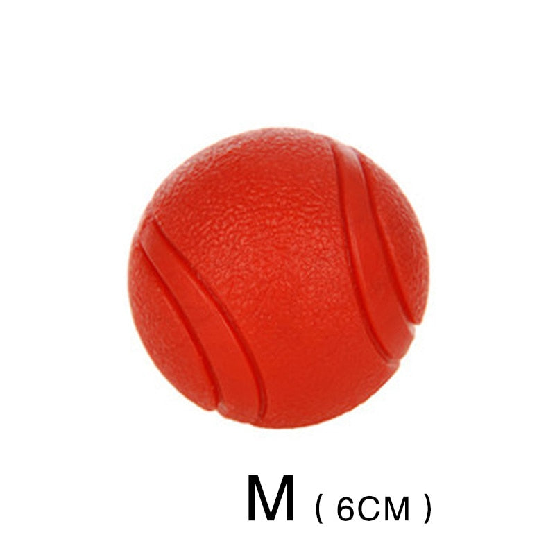 Dog Rubber Ball Toy for Durable Fetch and Chew Play