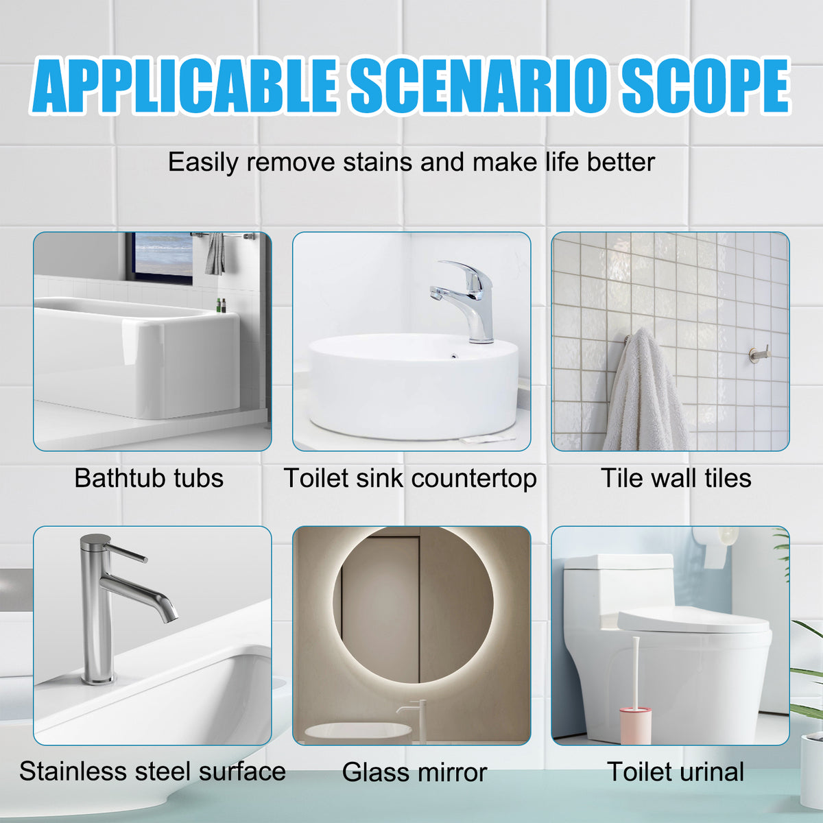 Tile Cleaning Tablets for Sparkling Bathroom Surfaces