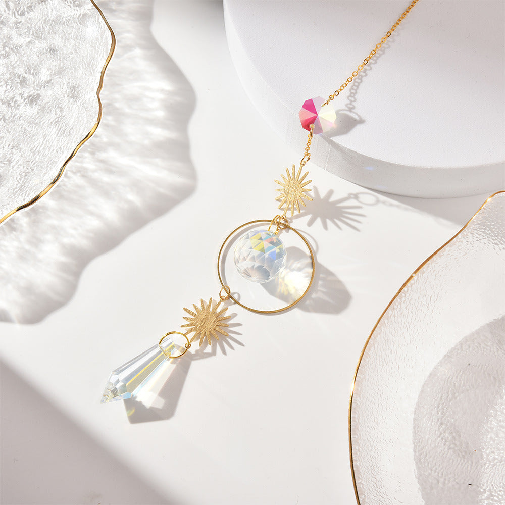 Crystal Sun Catcher Ornaments for Celestial Rainbow Light