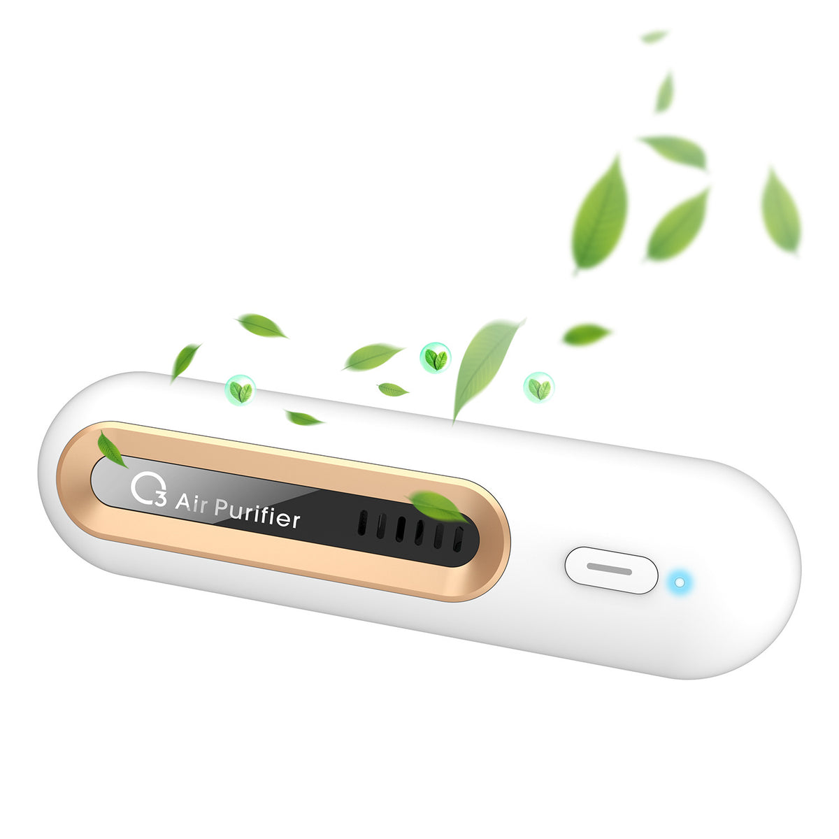 Compact Ozone Air Purifier for Fridge and Pet Odor