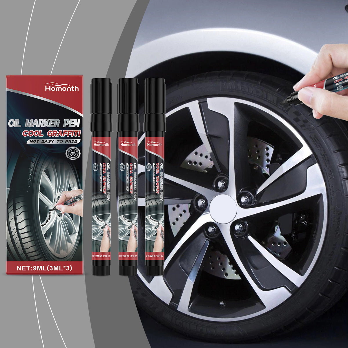 Tire Paint Marker Pens for Bold Custom Wheel Lettering