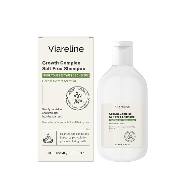 Salt-Free Herbal Shampoo for Smoother-Looking Hair