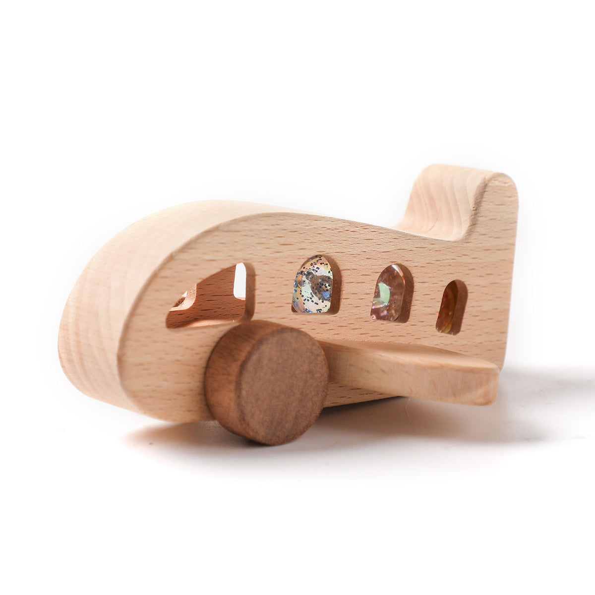 Wooden Airplane Toy for Screen-Free Imaginative Play