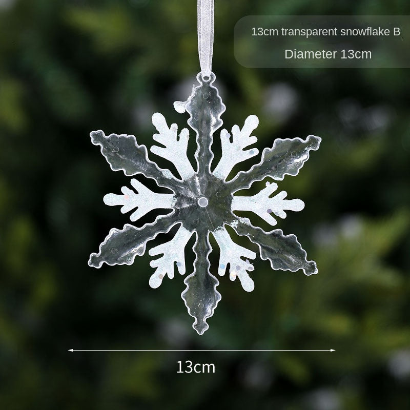 Acrylic Snowflake Ornaments for Frosted Tree Sparkle