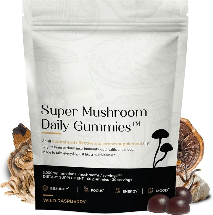 Lion's Mane Mushroom Gummies for Brain & Focus