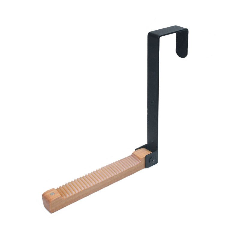 Wood Over Door Hook for Bags and Robes, No Drilling