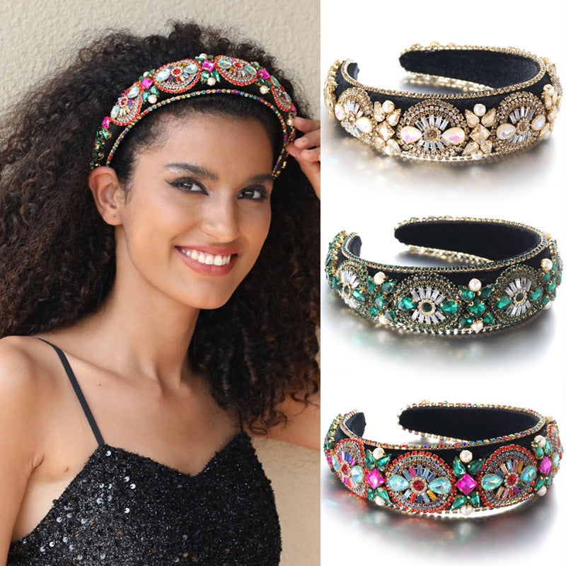 Baroque Statement Headband for Glamorous Evening Hair