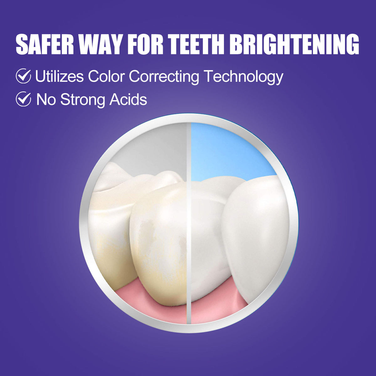 Purple Whitening Toothpaste for Brighter-Looking Teeth