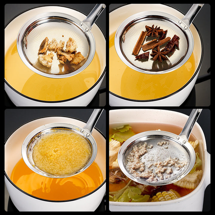 Stainless Steel Skimmer Set — Skim Foam Without Scalding
