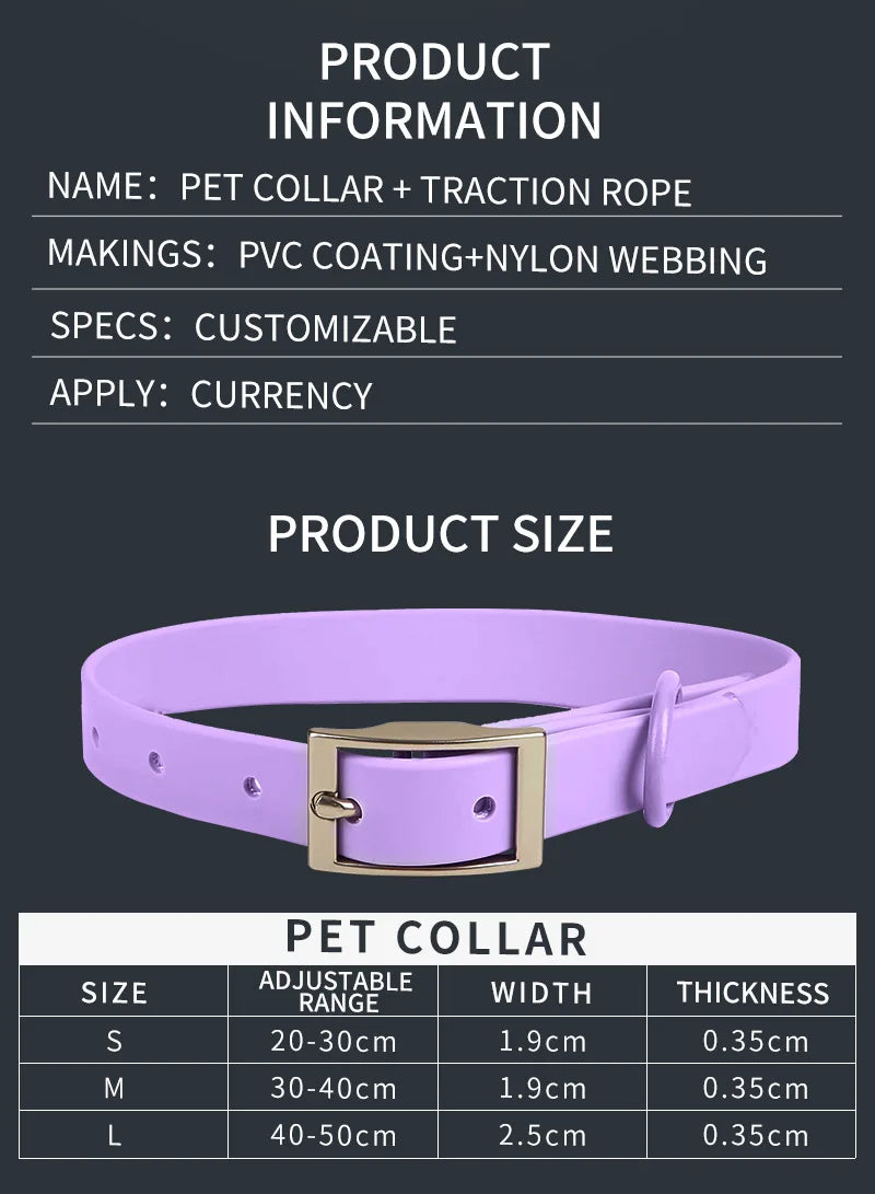 Waterproof Dog Walking Set with Padded Harness & Leash