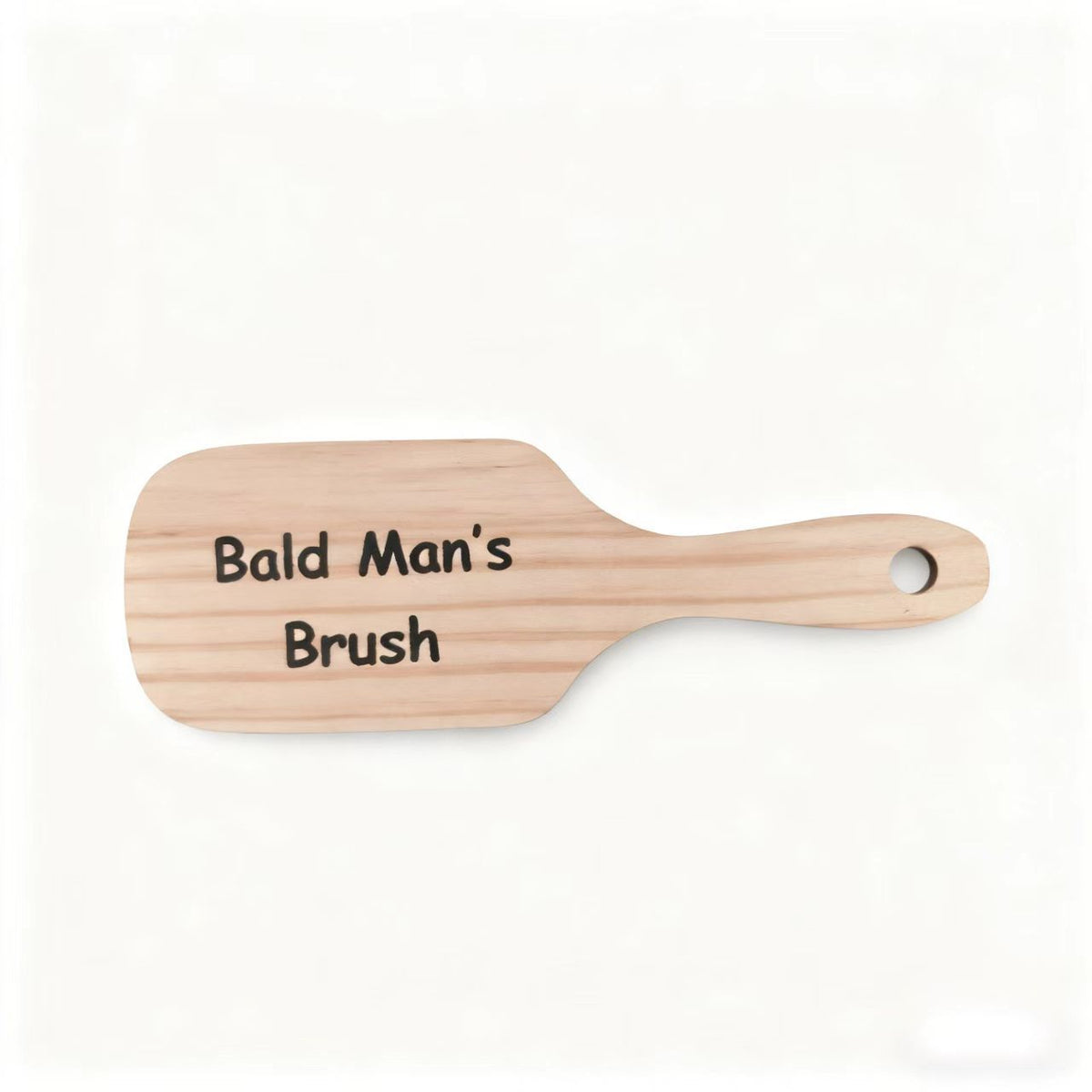 Bald Man Comb and Brush Set – Funny Wooden Grooming Gift