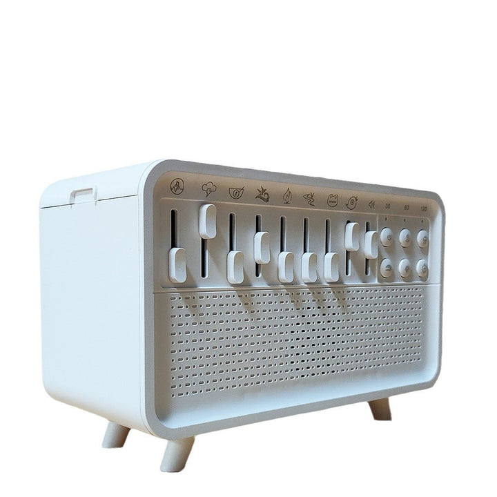 White Noise Machine with Nature Sounds and Flame Glow