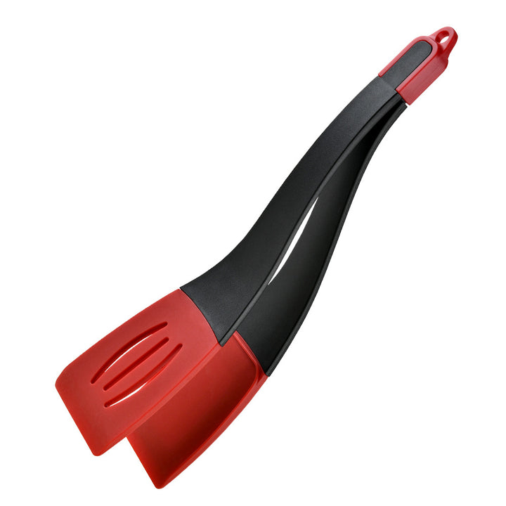 3 In 1 Silicone Spatula Tongs and Clip for Frying