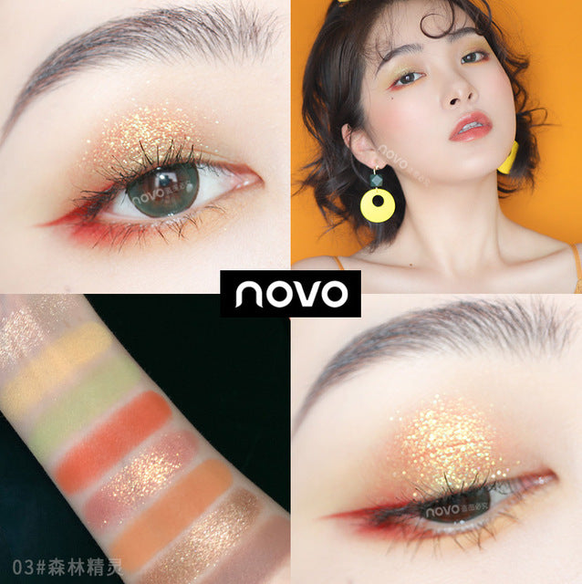 Earth Tone Eyeshadow Palette for Matte-to-Shimmer Looks