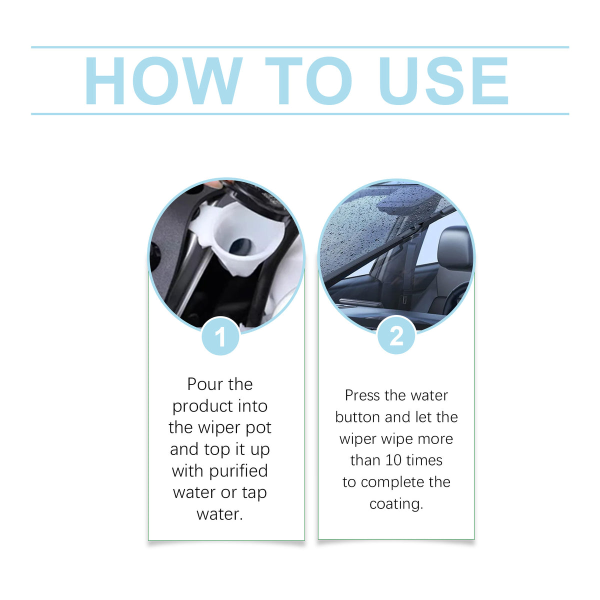 Automotive Glass Cleaner for Clearer, Brighter Windshields
