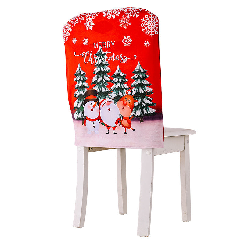 Christmas Chair Covers for Festive Holiday Dining Rooms