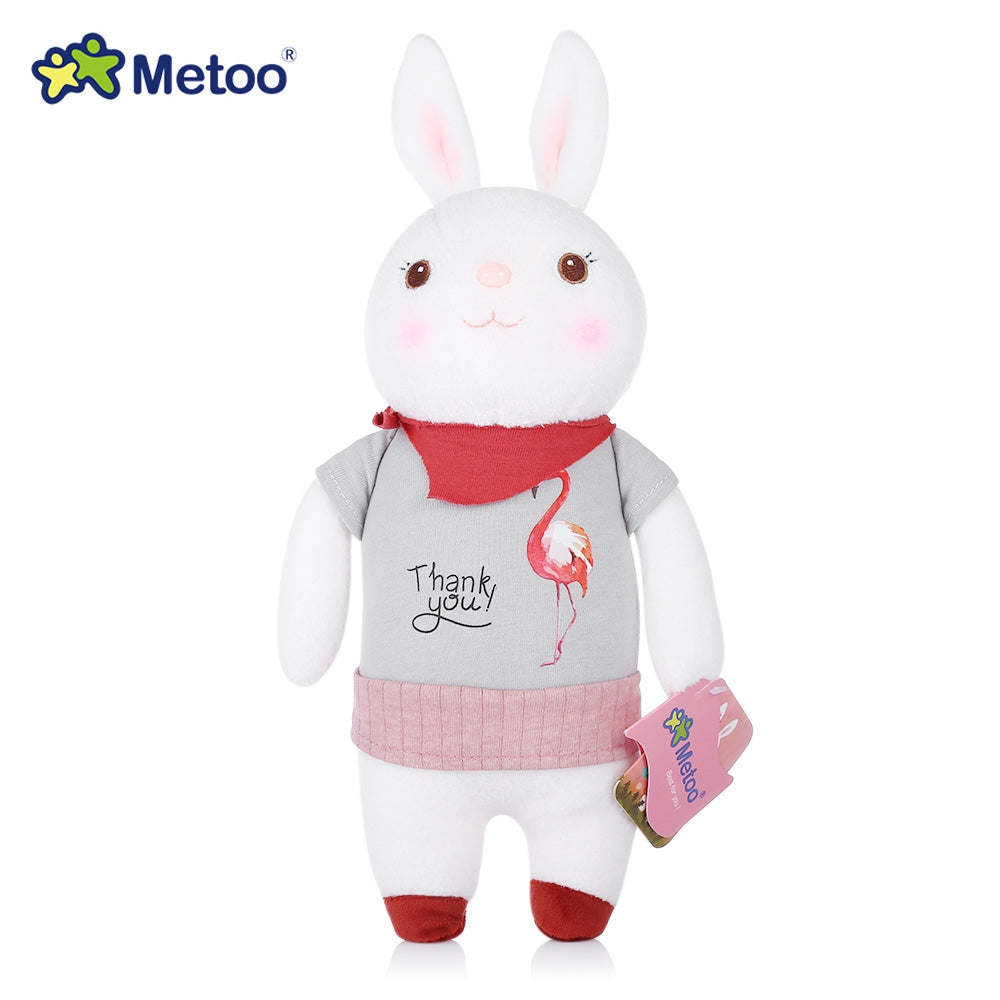 Rabbit Plush Doll With Cozy Pastel Outfits for Gifting