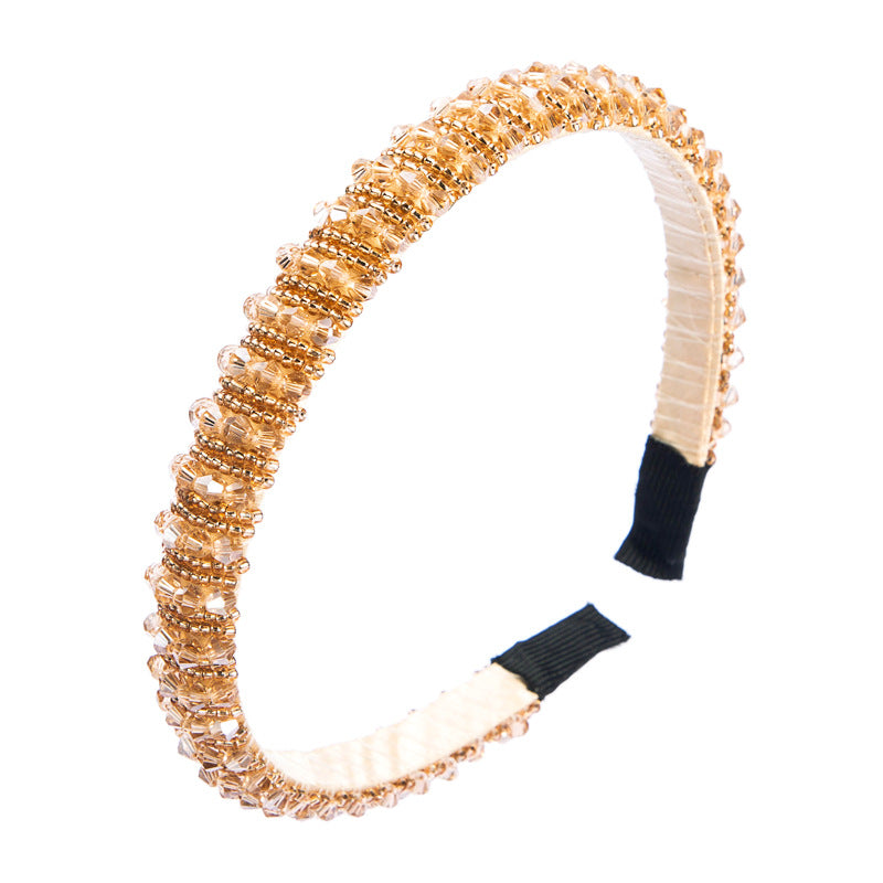 Crystal Hair Band for Face Washing & Elegant Styling