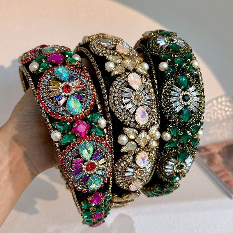 Baroque Statement Headband for Glamorous Evening Hair