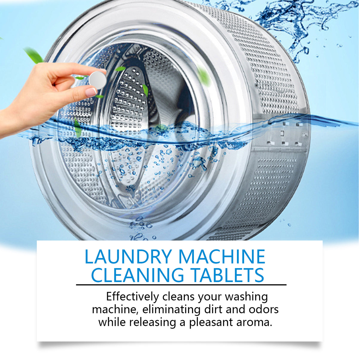 Washing Machine Cleaning Tablets for Fresh Odor Control