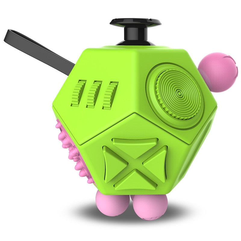 12-Sided Fidget Toy for ADHD Focus & Stress Relief