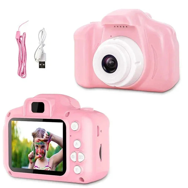 Mini Kids Digital Camera with 2-Inch LCD for Ages 3-10