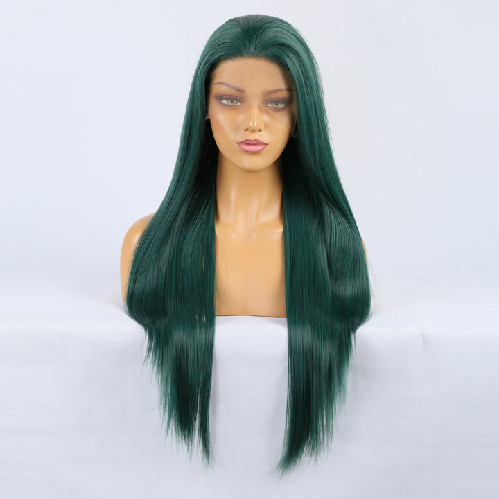 Long Teal Lace Front Wig for Instant Dramatic Length