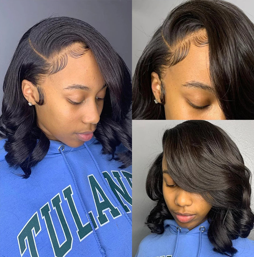 Short Curly Lace Front Wig With Natural-Looking Volume