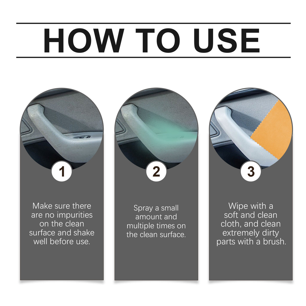 Car Interior Cleaner for Fast, Deep Foam Cleaning Routine
