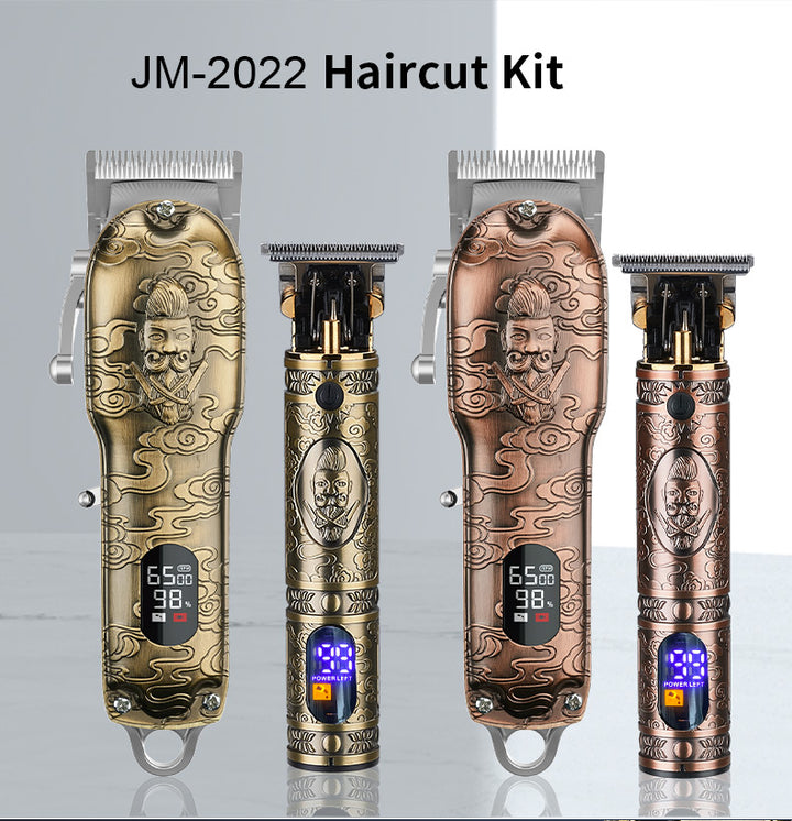 Metal Hair Clipper Set for Precise Home Grooming Control