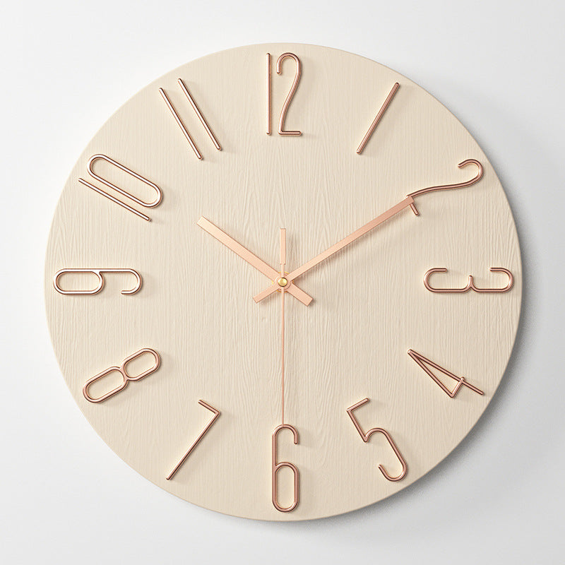12-Inch Decorative Wall Clock for Clear, Stylish Time