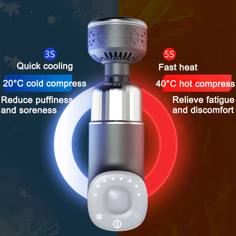 Smart Fascia Gun — Dual Heat & Cold Therapy for Complete