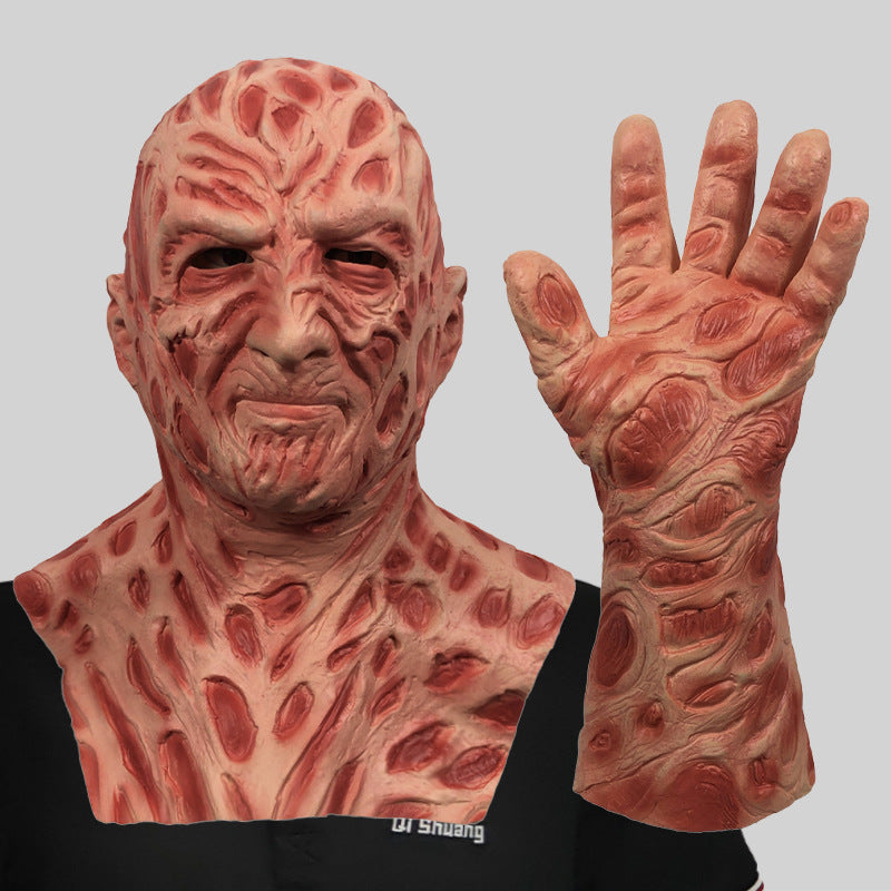 Freddy-Style Horror Mask for Full-Head Transformation