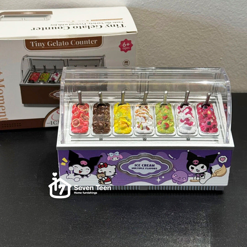 Mini Ice Cream Freezer Magnet Display Model