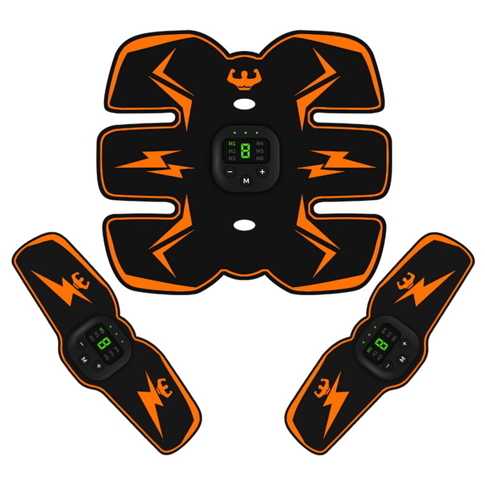EMS Muscle Stimulator with LED Display USB Rechargeable Abdo