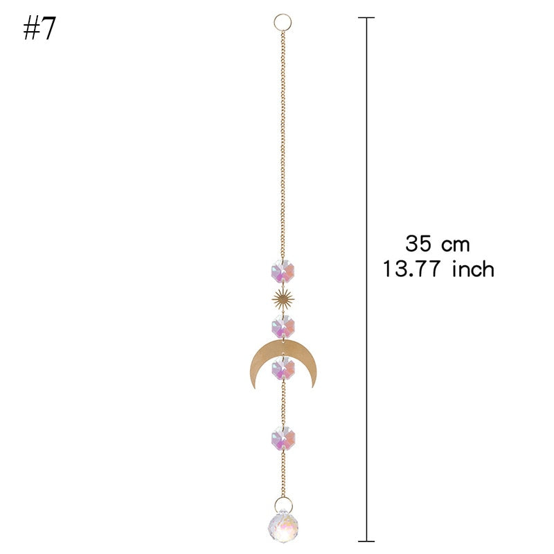 Crystal Sun Catcher Wind Chime for Colorful Light