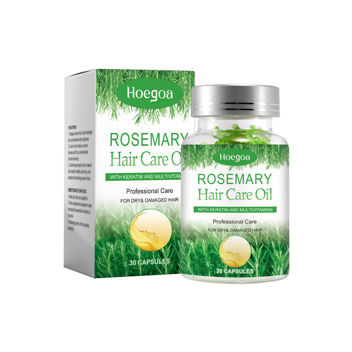 Rosemary Hair Capsules for Dry, Damaged, Frizzy Hair