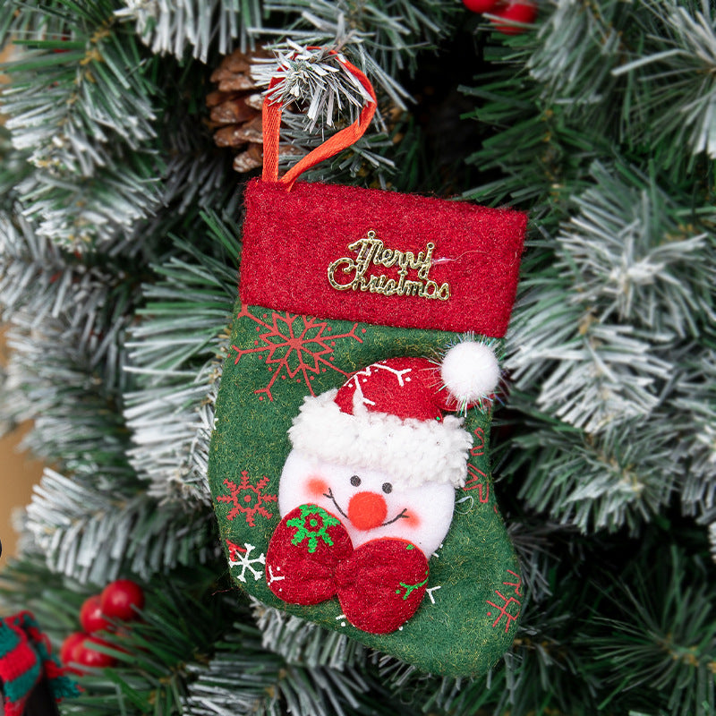 Christmas Stocking Gift Bag Festive Tree Decoration