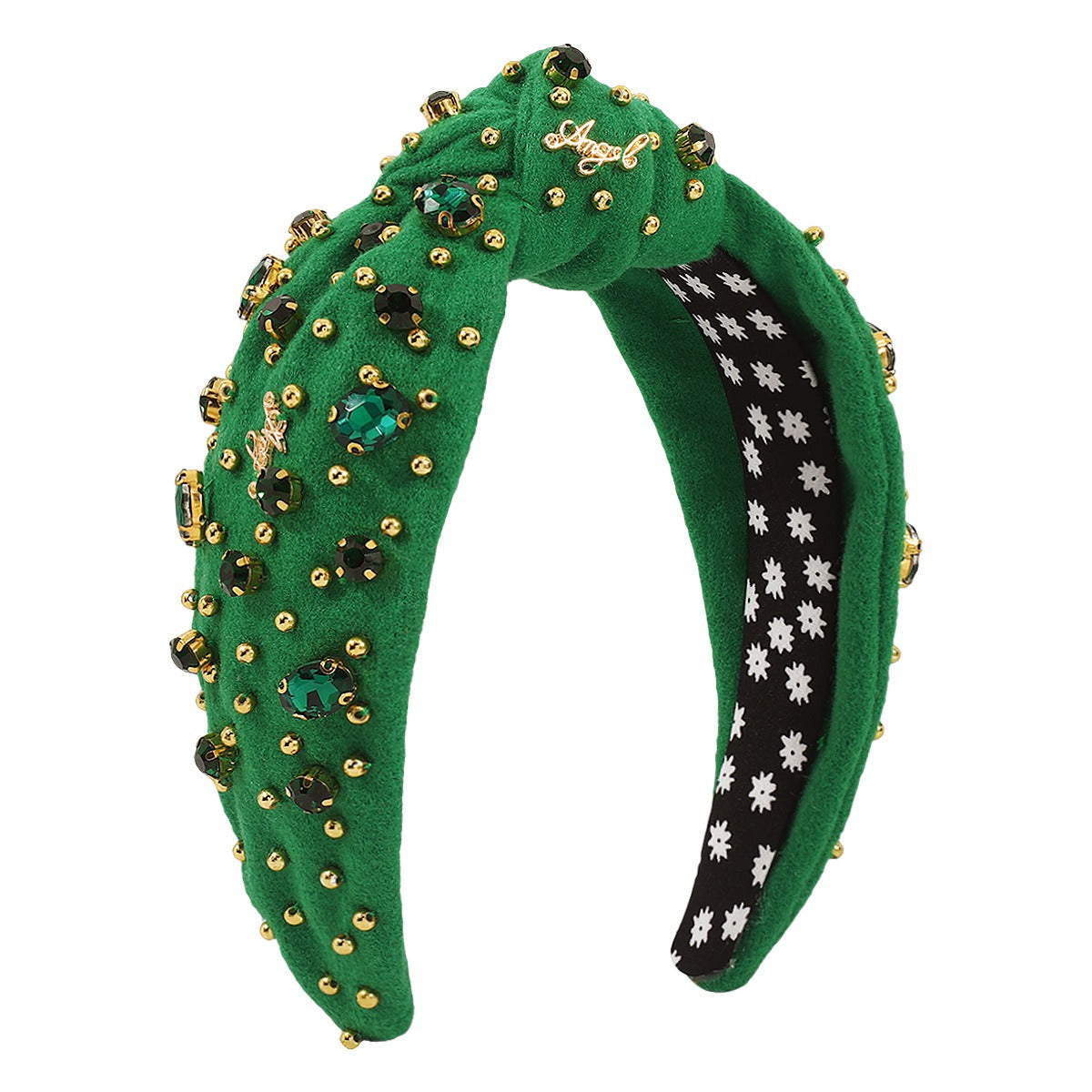 Padded Headband for Bold, Jewel-Embellished Style