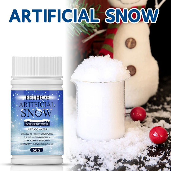 Artificial Snow Powder for Fluffy Winter Decorations