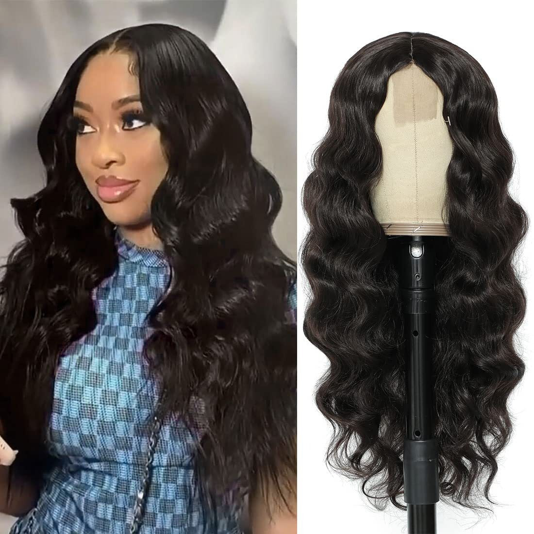 Long Wavy Lace Front Wig for Natural-Looking Glam