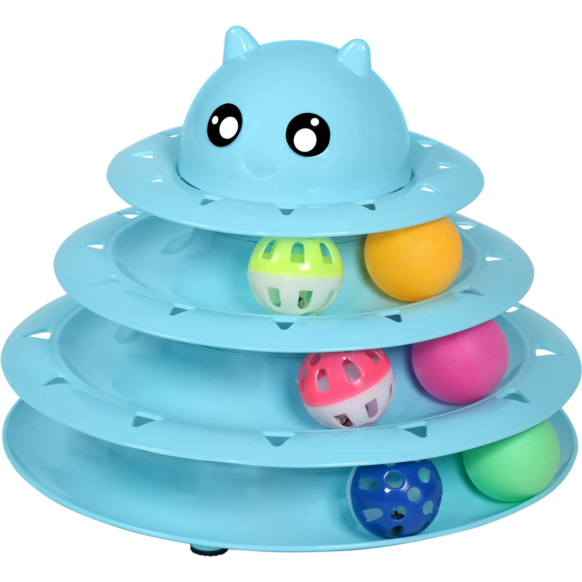 Three-Layer Cat Track Toy for Engaging Indoor Play