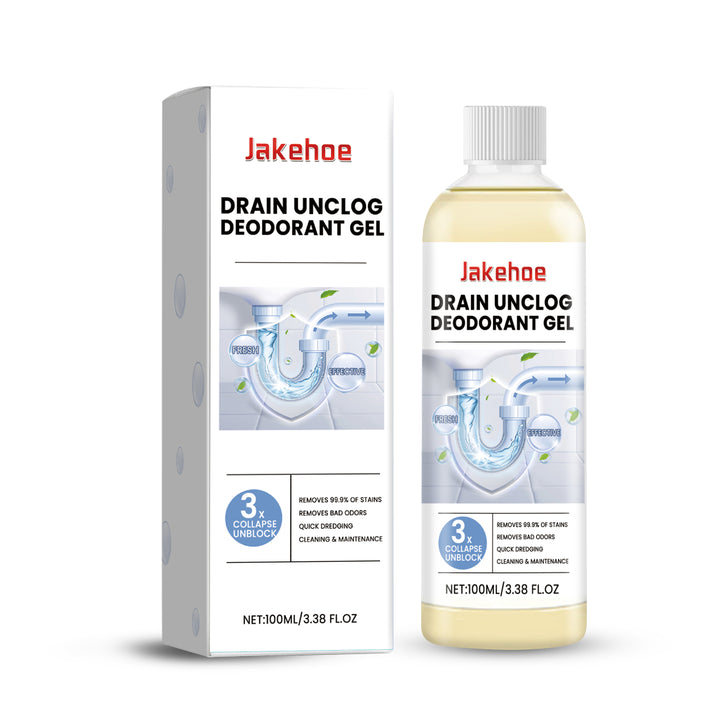 Drain Unclogging Gel for Slow Pipes and Drain Odors
