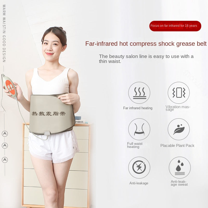 Far Infrared Heat Waist Belt with Vibration Massage