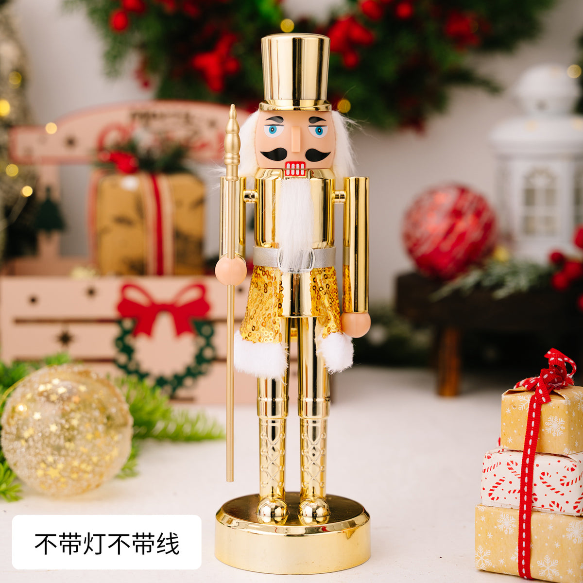 Light-Up Nutcracker Soldier Christmas Decoration Figure