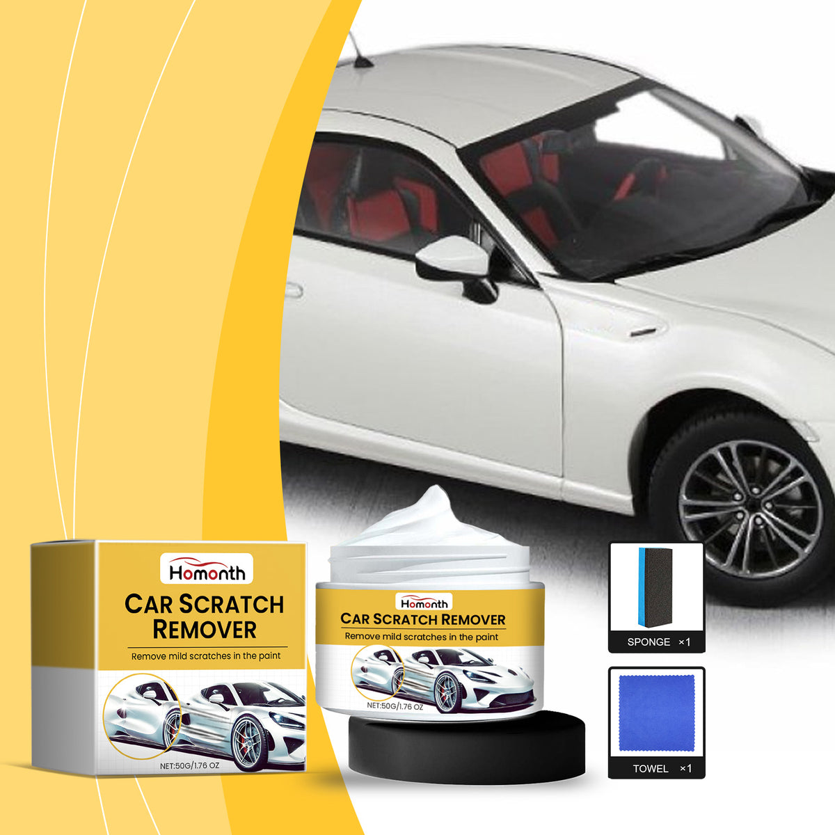 Car Scratch Repair Cream for Lasting Paint Protection